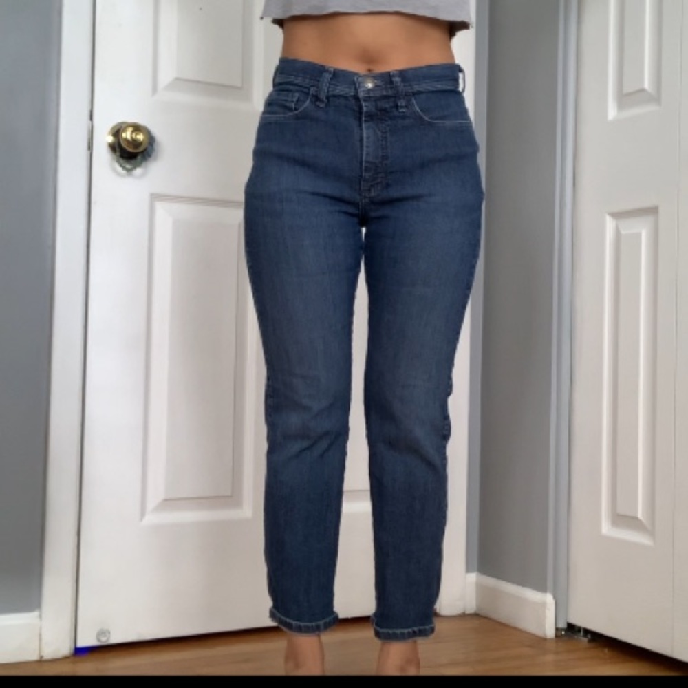 Lee classic fit straight leg jeans (dark wash)